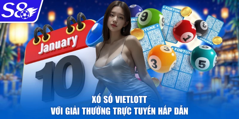 Xổ số Vietlott với giải thưởng trực tuyến hấp dẫn